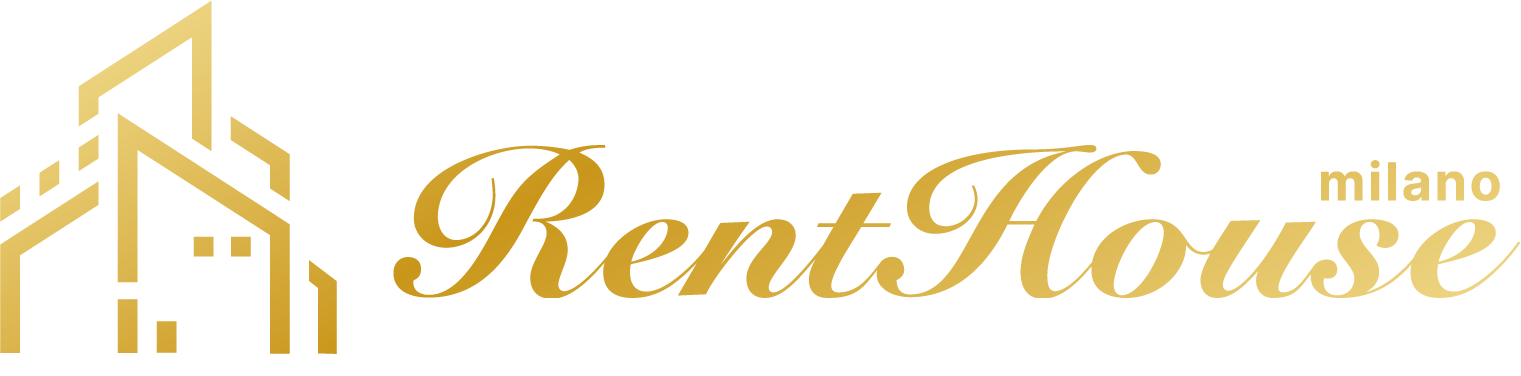 Logo in oro di Renthouse Milano